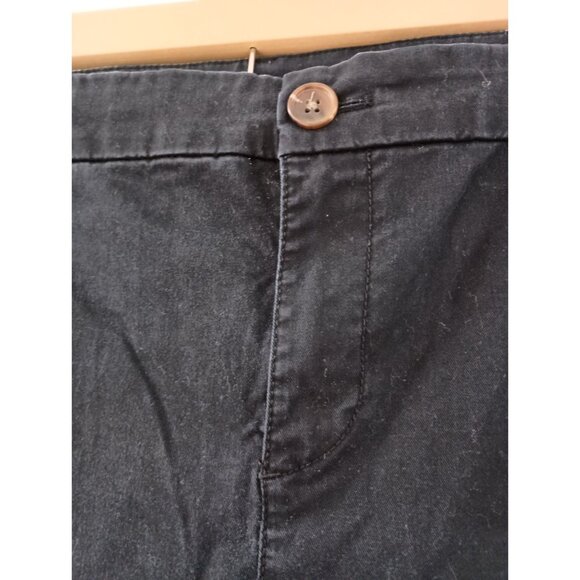 Old Navy Womens Boot-Cut Black Pants Size 18 Cotton & Spandex Blend - Picture 2 of 5